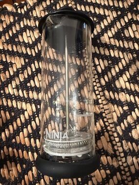 Ninja Glass Milk Frother with Black Trim